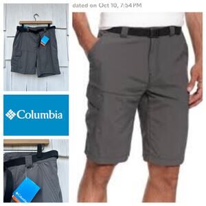 NWT Columbia Battle Ridge II Cargo Shorts Omni-Shade Sunprotection 9" Inseam W32